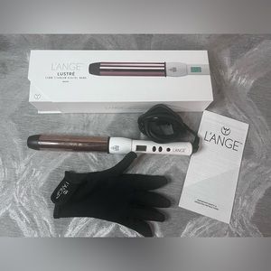 L’ange Lustre 32mm Titanium Digital Wand White w/ Box and Glove